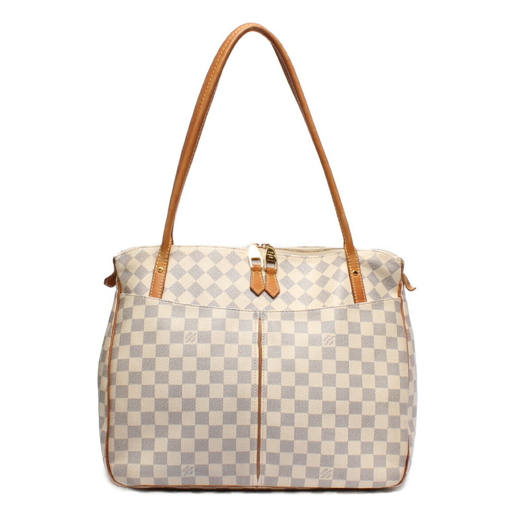 Louis Vuitton Bag White Tote Damier Figerie Azur - Picture 2 of 6